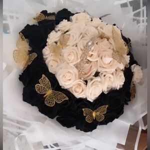 68 artificial roses homemade bouquet, perfect for any occasion!